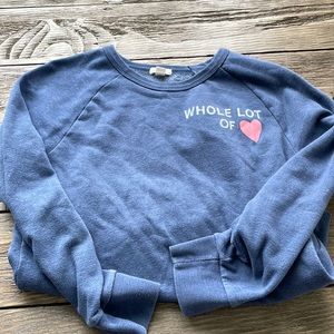 Crew cuts navy sweatshirt